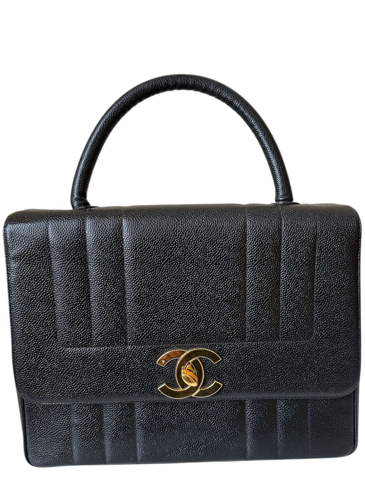 Chanel Caviar skin mademoisell stitch handbag